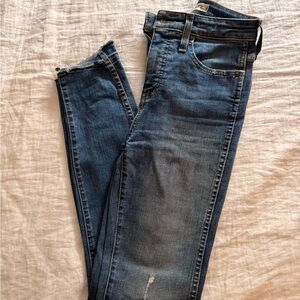 Madewell Blue Skinny Jeans